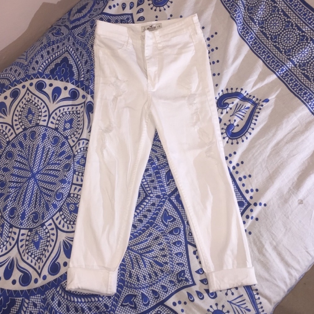white jeans